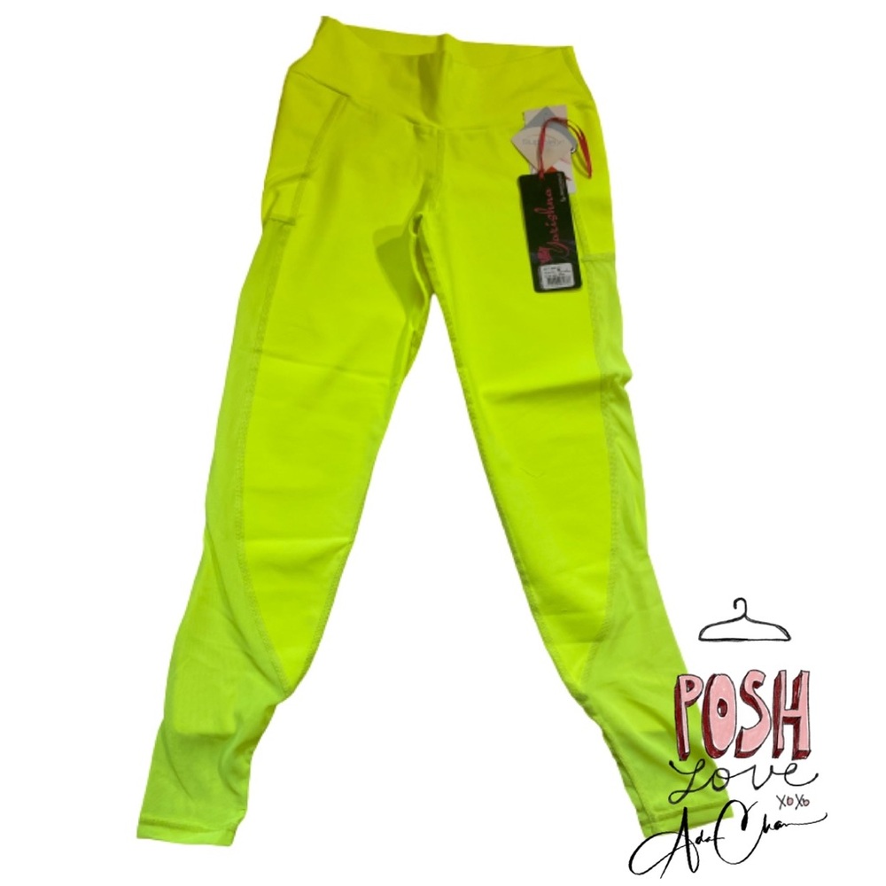 NWT Yarishna by Protokolo ~ neon green Sz M/L - Picture 2 of 8
